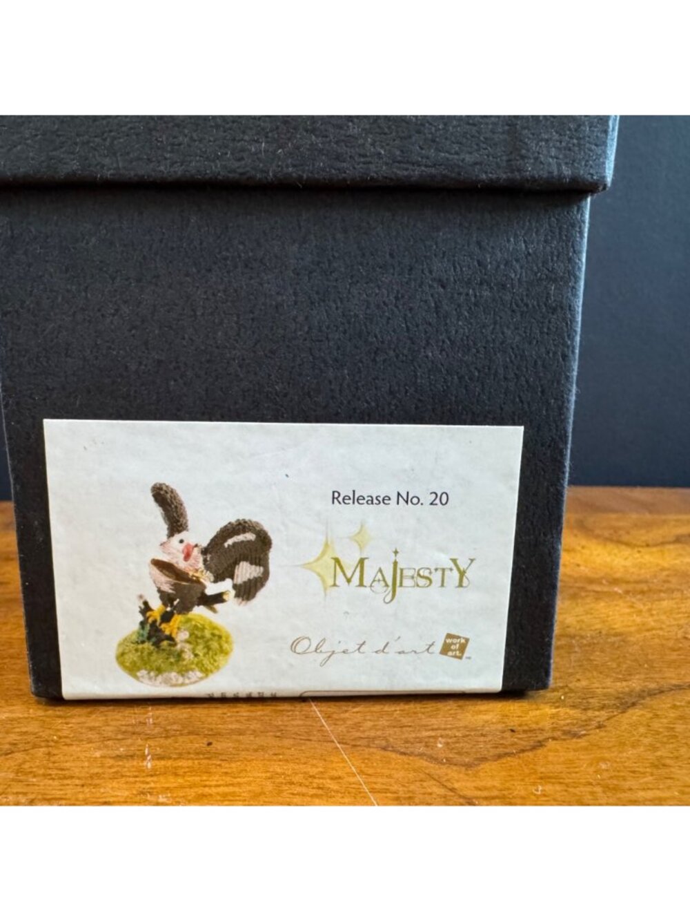 Majesty Release No. 20 Decorative Eagle Trinket Box With Rhinestones & Hinged Li - Picture 13 of 13